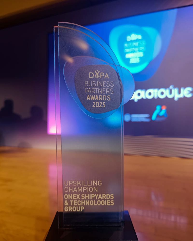 The ONEX Group was honored with the Upskilling Champion award at the DYPA Business Partners Awards 2025