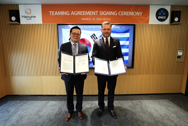Landmark agreement between ONEX Group and Hanwha Ocean